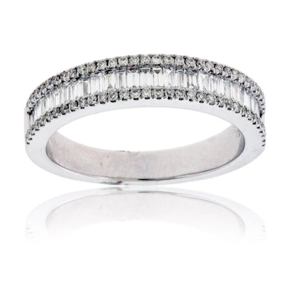 Baguette Diamond & Diamond Ring - Park City Jewelers