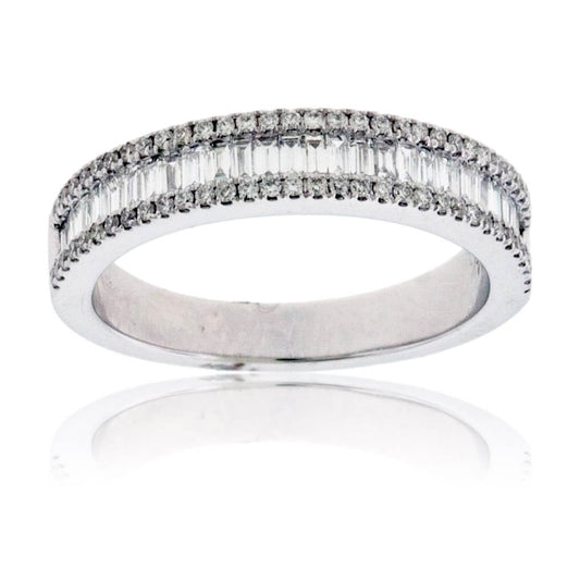 Baguette Diamond & Diamond Ring - Park City Jewelers