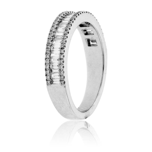 Baguette Diamond & Diamond Ring - Park City Jewelers