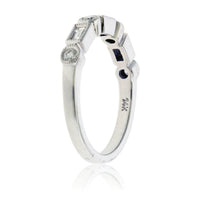 Baguette Diamond & Round Diamond Alternating Ring - Park City Jewelers