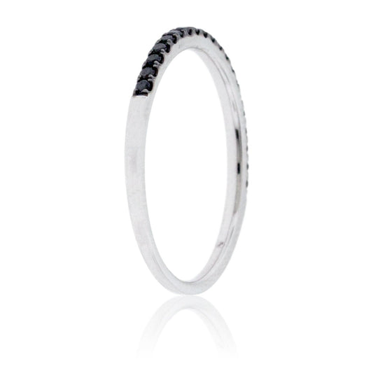 Black Diamond Anniversary Band - Park City Jewelers