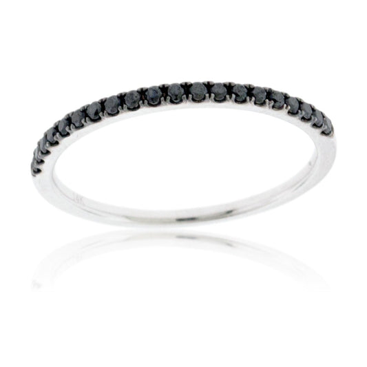 Black Diamond Anniversary Band - Park City Jewelers