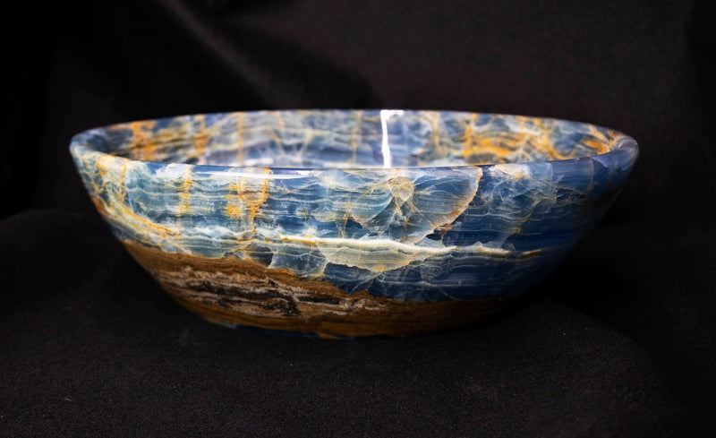 Blue Calcite Bowl - Park City Jewelers