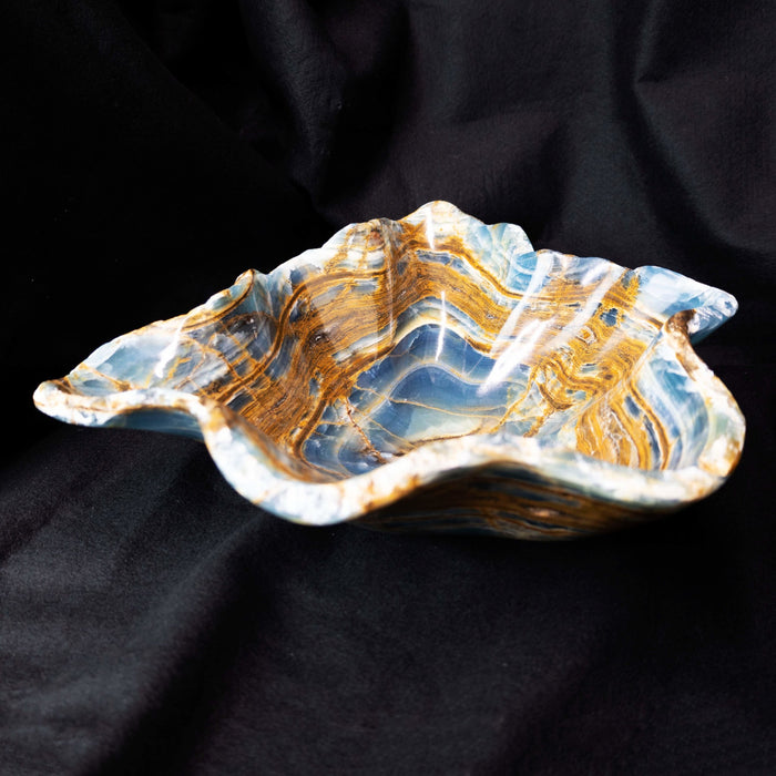 Blue Calcite Onyx Bowl - Park City Jewelers