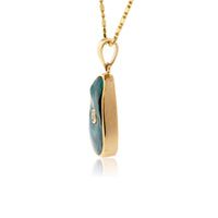 Boulder Opal & Diamond Pendant - Park City Jewelers