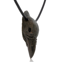 Bronze Raven Head Pendant w/Chain - Park City Jewelers