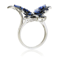 Butterfly Sapphire & Diamond Ring - Park City Jewelers