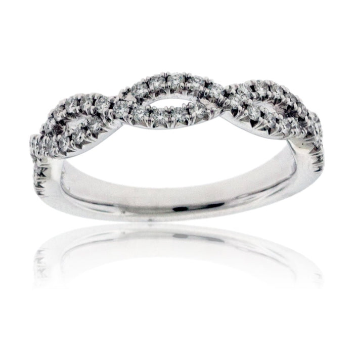 Bypassing .37 Carat Diamond Infinity Ring - Park City Jewelers
