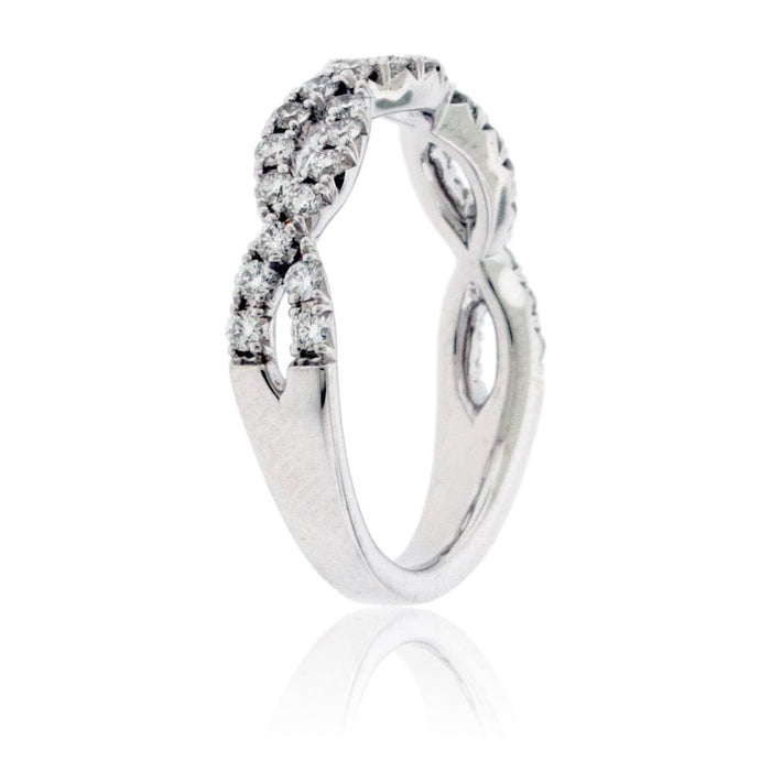 Bypassing .50 Carat Diamond Infinity Ring - Park City Jewelers
