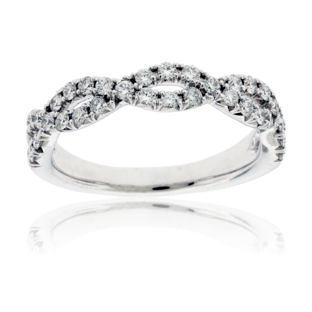 2.2MM Platinum Infinity Band Diamond Ring – Jason's Jewelry Creations