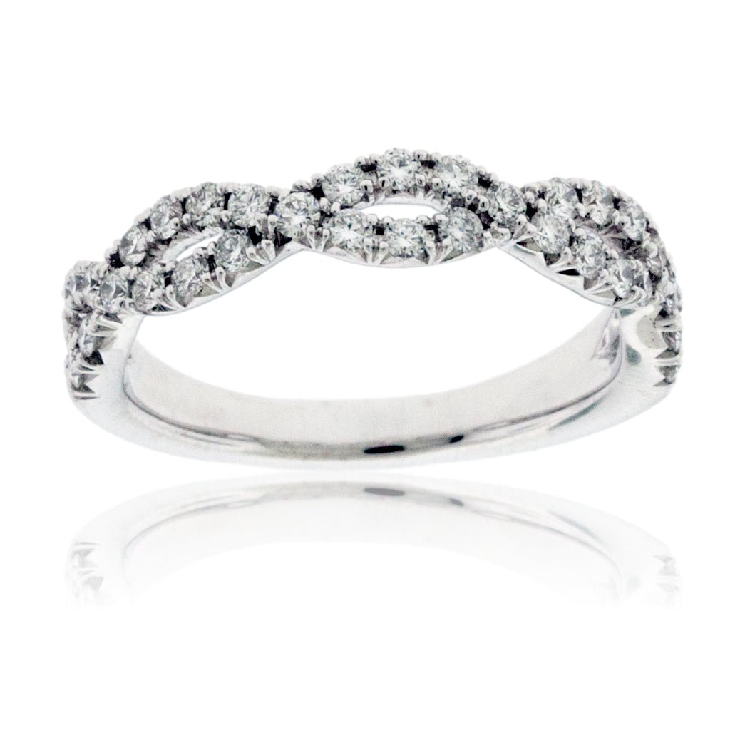 Bypassing .50 Carat Diamond Infinity Ring - Park City Jewelers