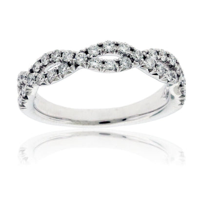 Bypassing .50 Carat Diamond Infinity Ring - Park City Jewelers