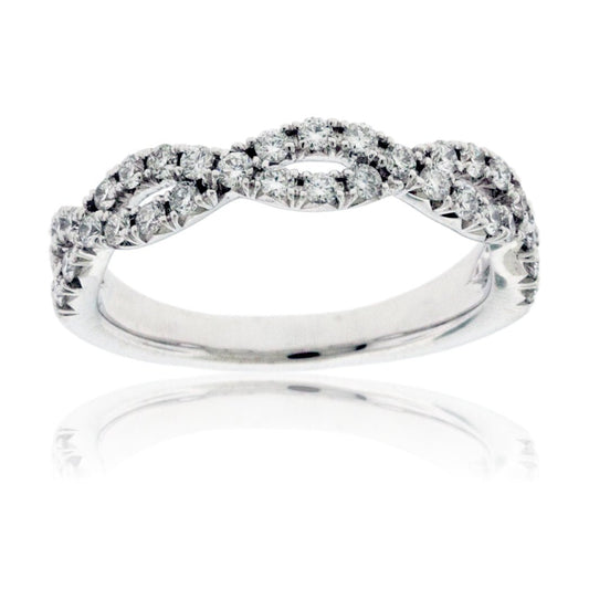 Bypassing .50 Carat Diamond Infinity Ring - Park City Jewelers