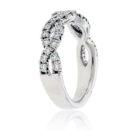 Bypassing .75 Carat Diamond Infinity Ring - Park City Jewelers