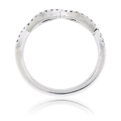 Bypassing Intertwined Diamond Band - Park City Jewelers