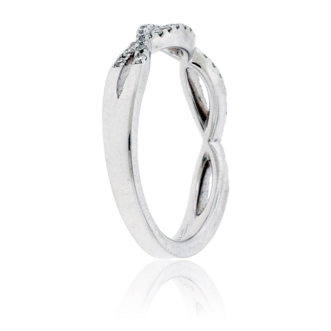 Bypassing Intertwined Diamond Band - Park City Jewelers