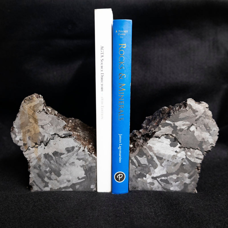 Campo Del Cielo Natural Meteorite Book Ends - Park City Jewelers