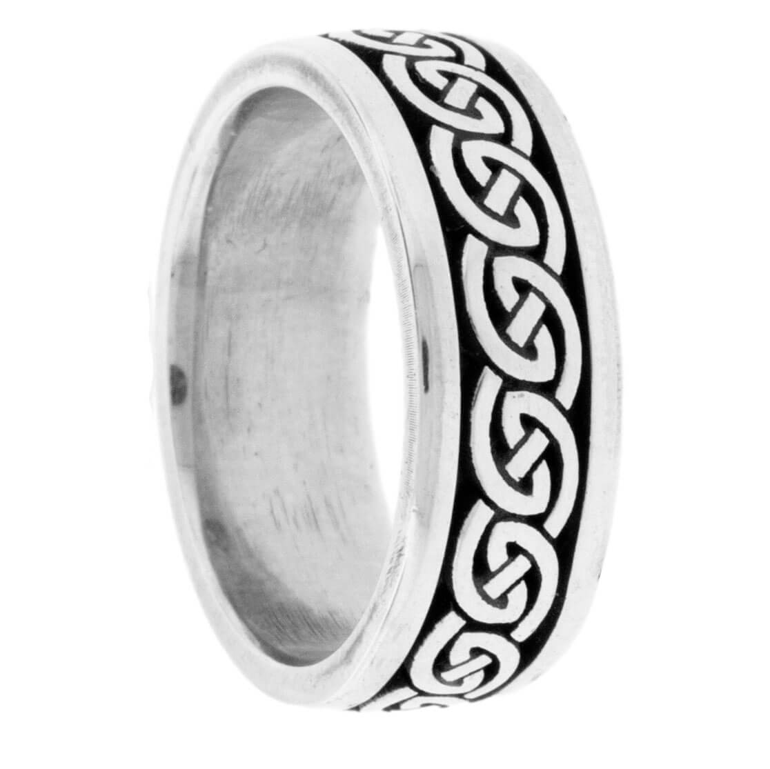 Celtic Wave Knot Ring in Sterling Silver - Park City Jewelers