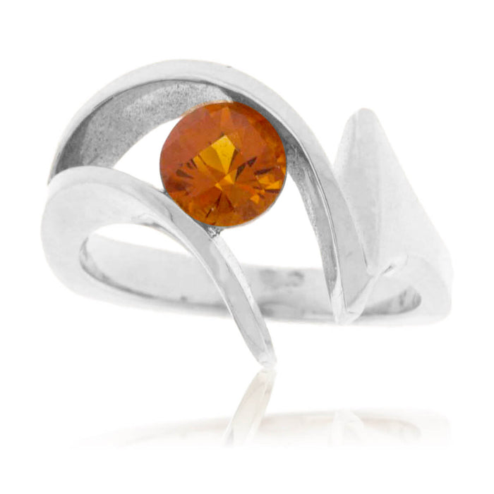 Citrine Solitaire Ring - Park City Jewelers