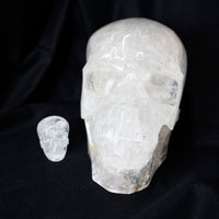 Clear Quartz Skull 15 Inch Carving - Park City Jewelers