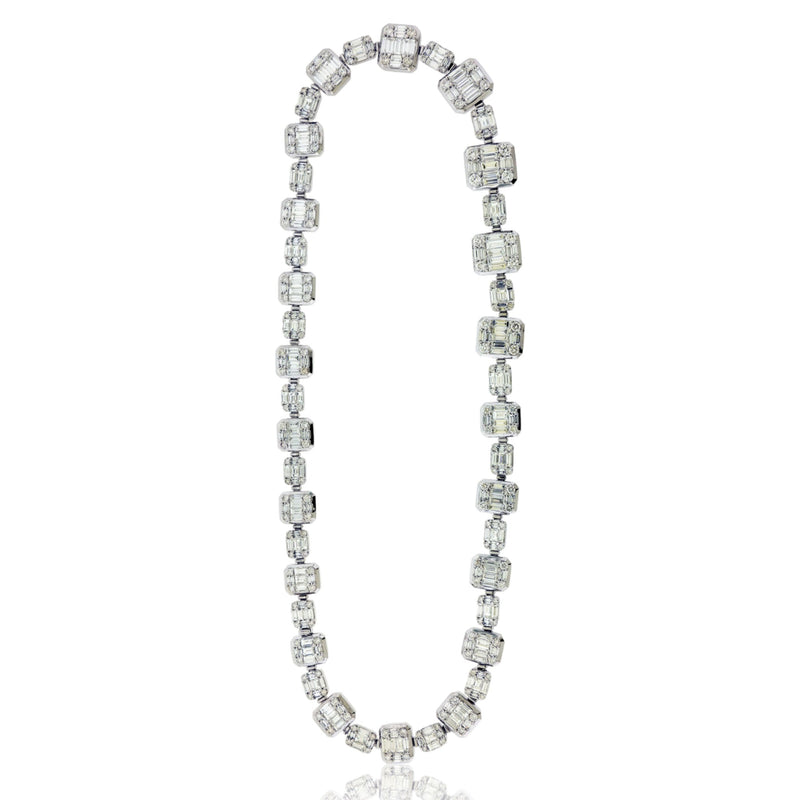 Cluster Style Diamond Necklace - Park City Jewelers