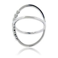 Criss-Cross Diamond Bubble Fashion Ring - Park City Jewelers