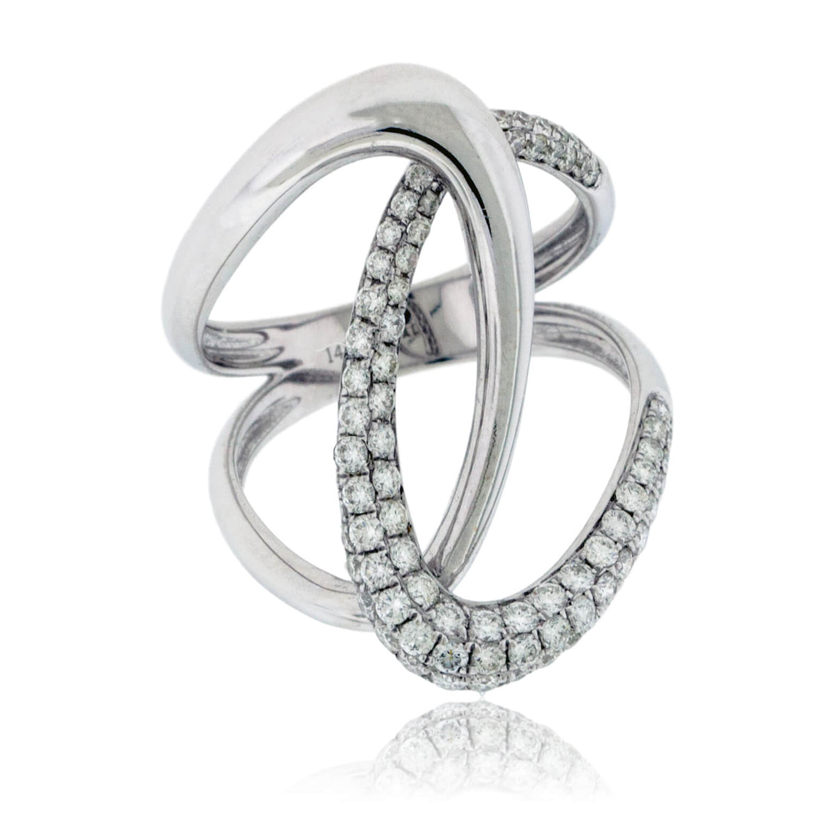 Criss-Cross Diamond Fashion Ring - Park City Jewelers