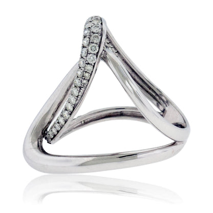 Criss-Cross Diamond Fashion Ring - Park City Jewelers