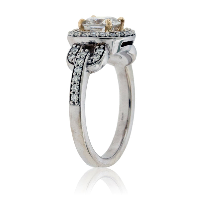 Cushion Cut Moissanite Engagement Ring - Park City Jewelers