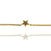 Dainty Diamond Star Style Chain Bracelet - Park City Jewelers