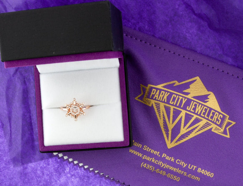 Dancing Diamond Snowflake Ring - Park City Jewelers