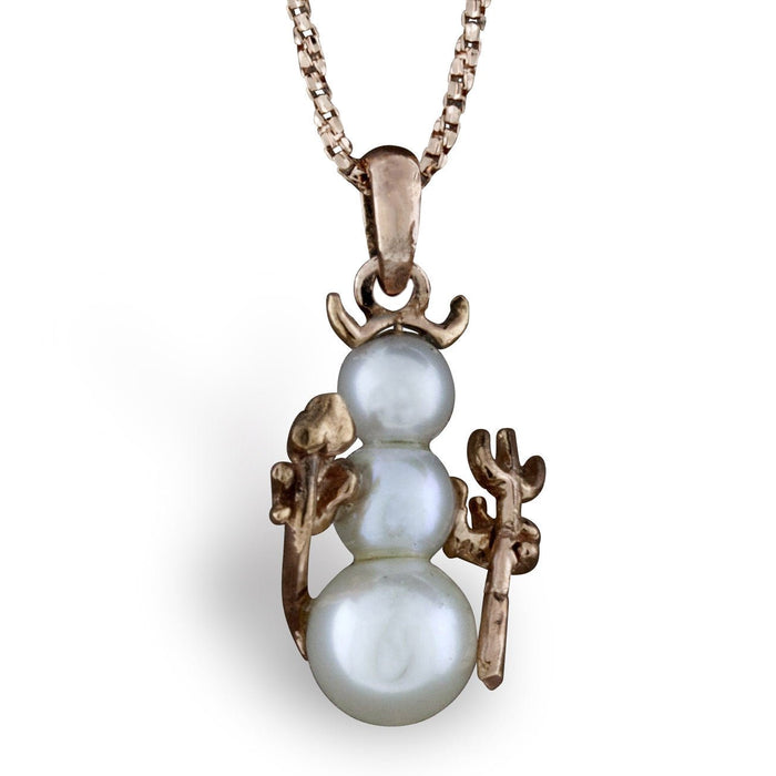 Devil Pearl Snowman Necklace - Park City Jewelers