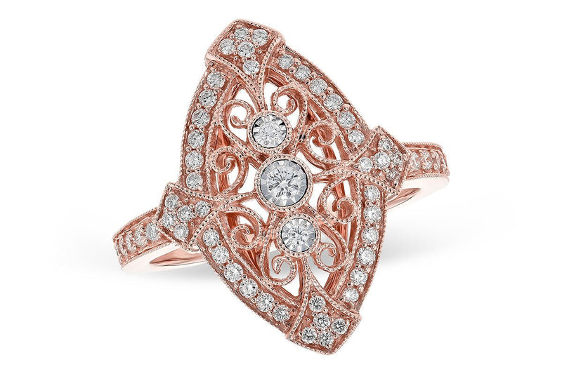 Diamond Art Deco Style Ring - Park City Jewelers