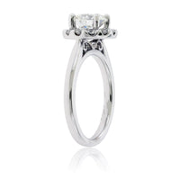 Diamond Center Halo Style Engagement Ring - Park City Jewelers