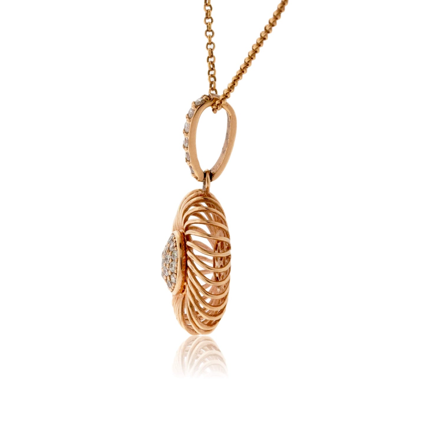 Diamond Circle Pendant with Chain - Park City Jewelers