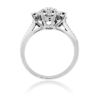 Diamond Cluster Snowflake Style Ring - Park City Jewelers