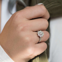 Diamond Cluster Snowflake Style Ring - Park City Jewelers