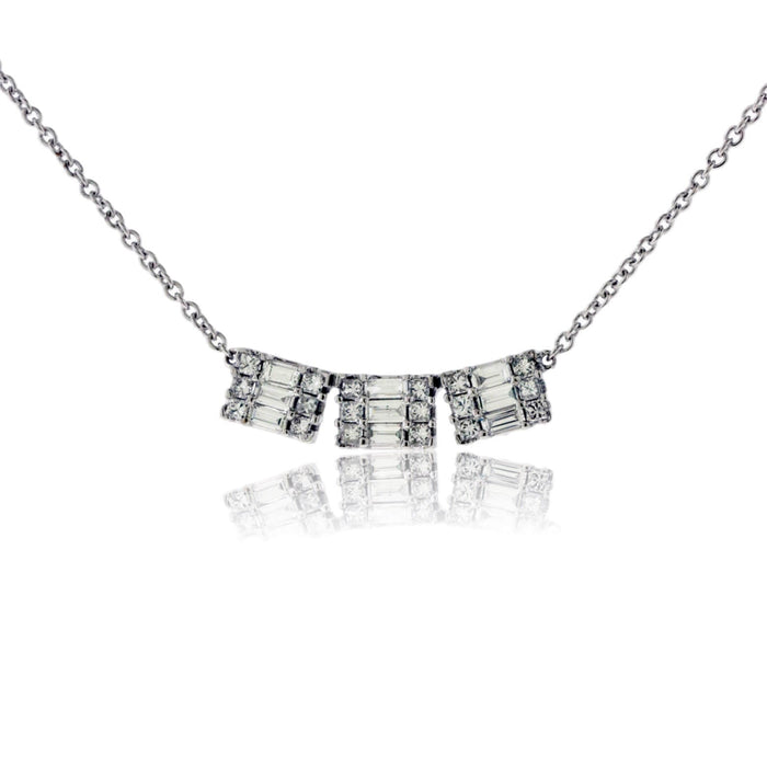 Diamond Cluster Style Necklace - Park City Jewelers