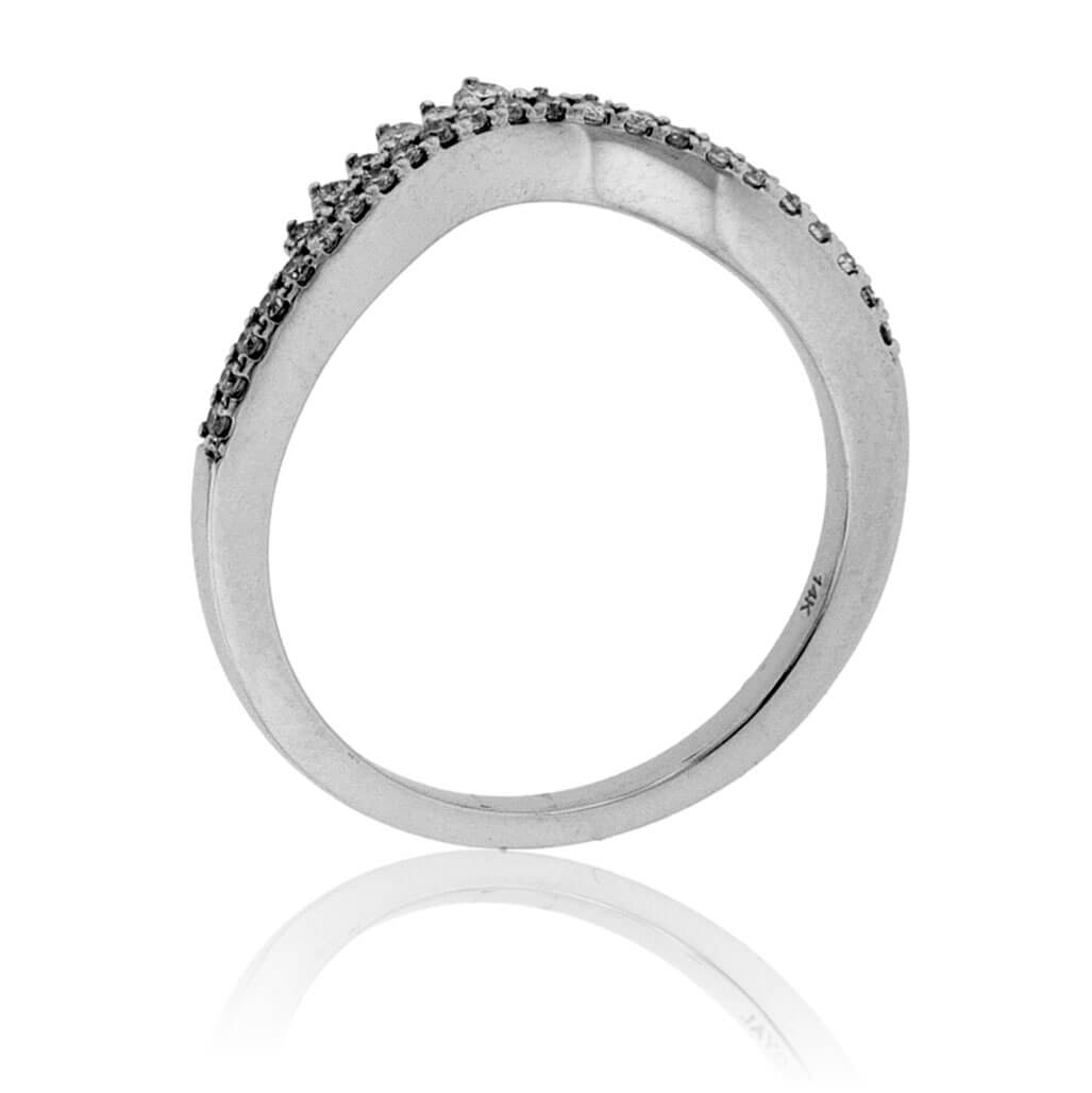 Diamond Contour Tracer Style Ring - Park City Jewelers