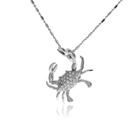 Diamond Crusted Crab Pendant - Park City Jewelers