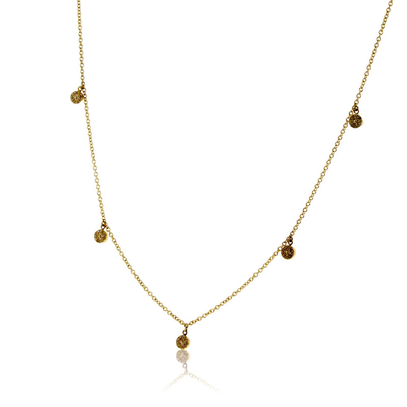 Diamond Drop Style Chain Necklace - Park City Jewelers