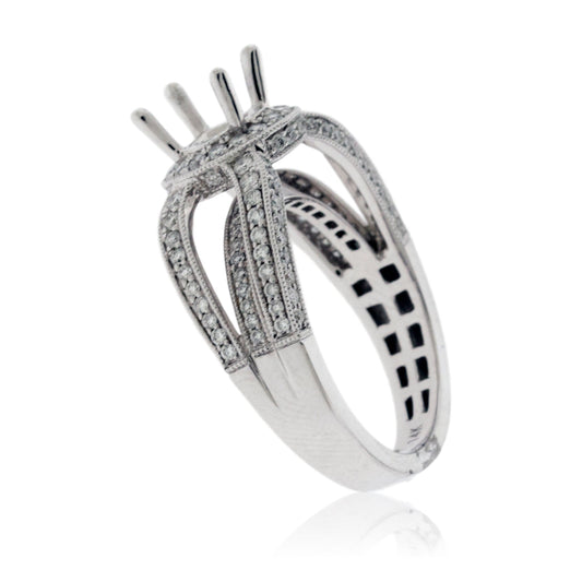 Diamond Engagement Semi-Mount Ring - Park City Jewelers