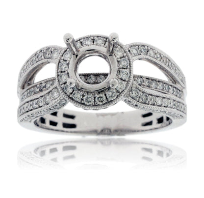 Diamond Engagement Semi-Mount Ring - Park City Jewelers