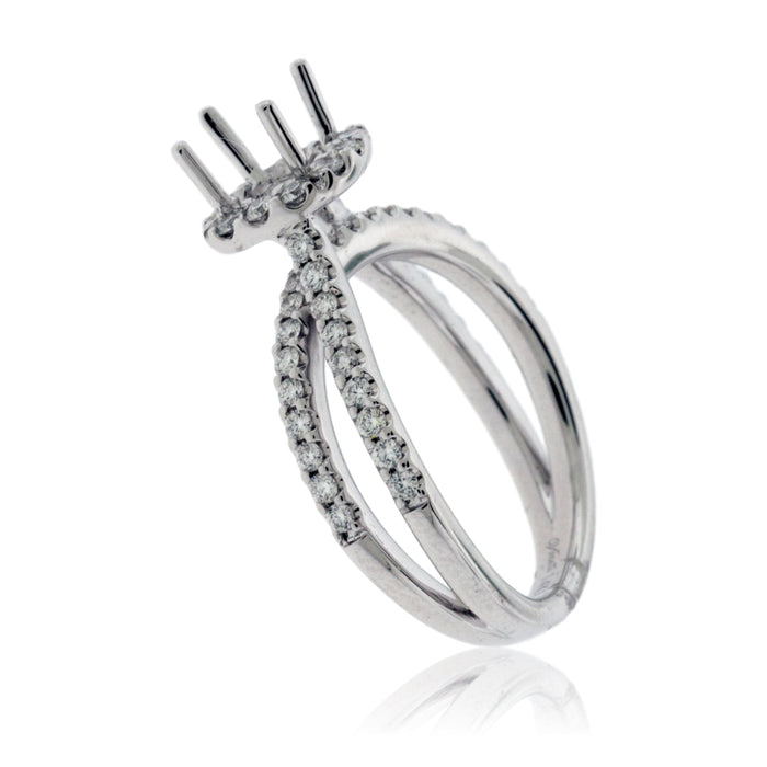 Diamond Engagement Semi-Mount Ring - Park City Jewelers