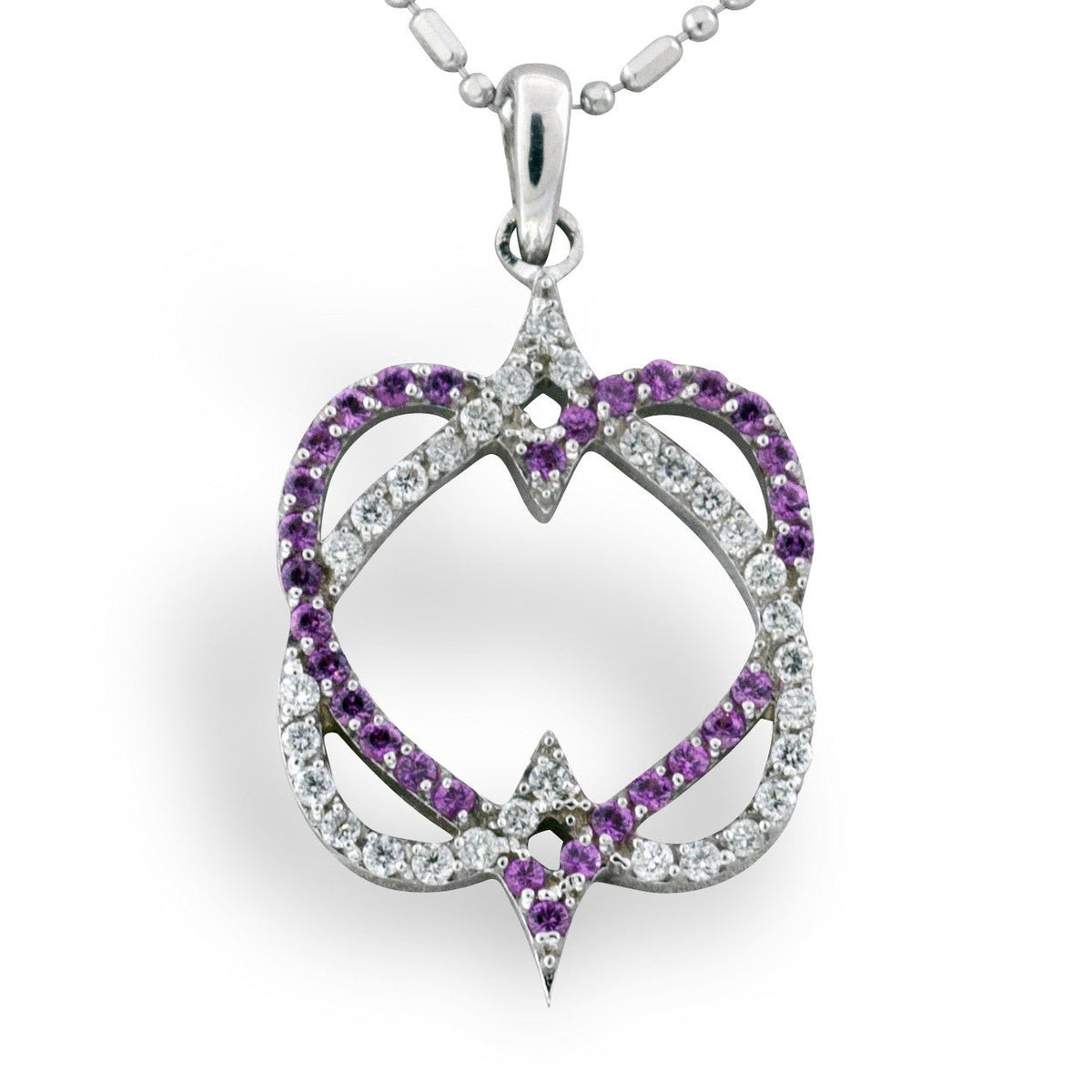 Diamond Eternity Heart Pendant - Park City Jewelers