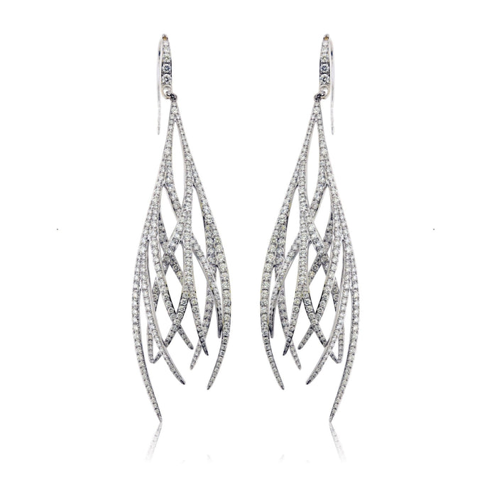 Diamond Fire Drop Earrings - Park City Jewelers
