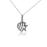 Diamond Fish Pendant - Park City Jewelers