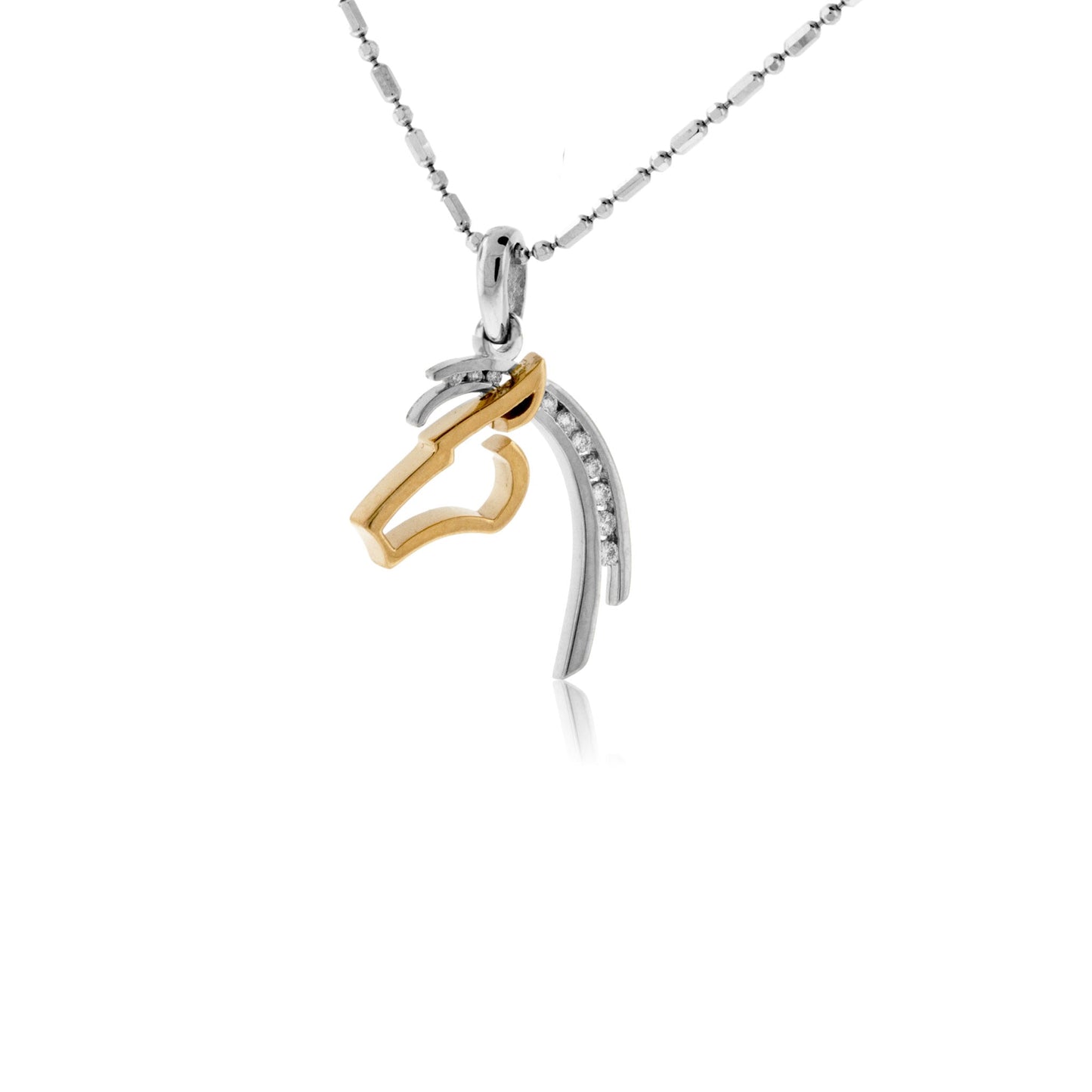 Diamond Horse Necklace Small - Park City Jewelers