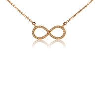 Diamond Infinity Style Necklace - Park City Jewelers