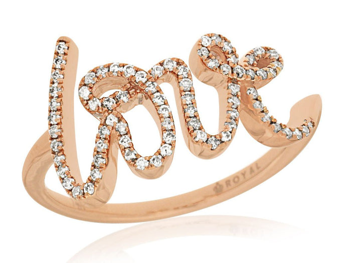 Diamond "Love" Ring - Park City Jewelers